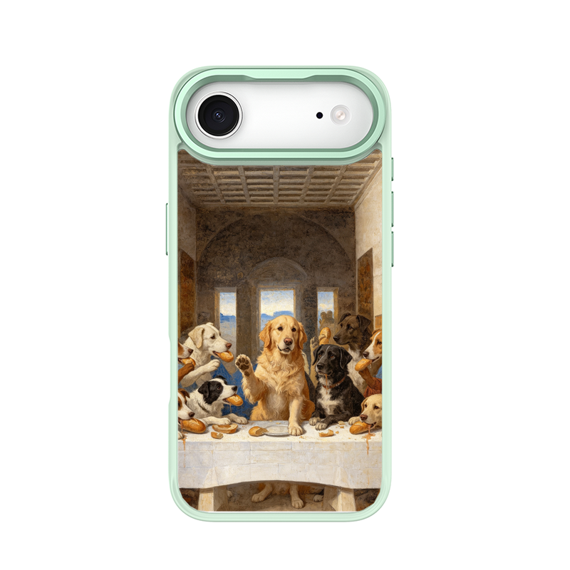 The Last Supper Dogs Green phone case for iPhone 17 Air