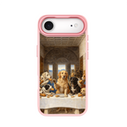 The Last Supper Dogs Pink phone case for iPhone 17 Air
