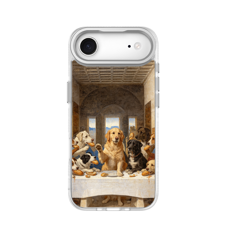 The Last Supper Dogs White phone case for iPhone 17 Air