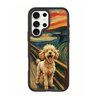 The Scream Poodle Black phone case for Samsung S25 Ultra