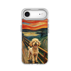 The Scream Poodle White phone case for iPhone 17 Air