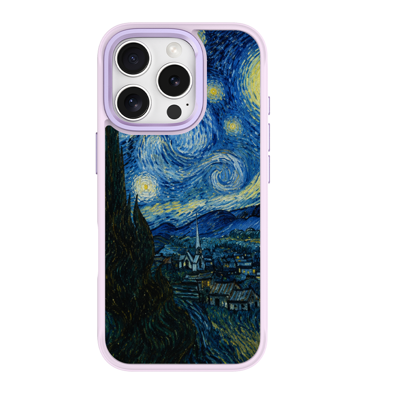 Starter-Kit-The-Starry-Night-Purple-iPhone-16-Plus