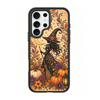 Vintage Autumn Witch Black phone case for Samsung S26 Ultra