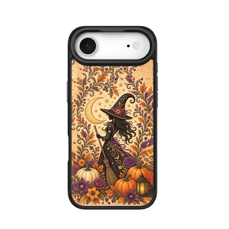 Vintage Autumn Witch Black phone case for iPhone 17 Air