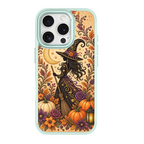 Vintage Autumn Witch Green phone case for iPhone 16 Pro Max