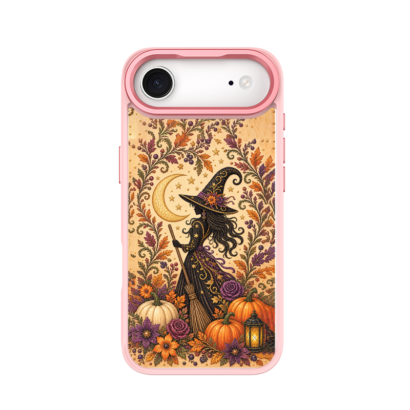 Vintage Autumn Witch Pink phone case for iPhone 17 Air