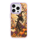 Vintage Autumn Witch Purple phone case for iPhone 15 Pro Max