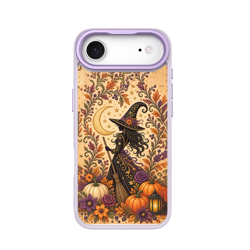 Vintage Autumn Witch Purple phone case for iPhone 17 Air