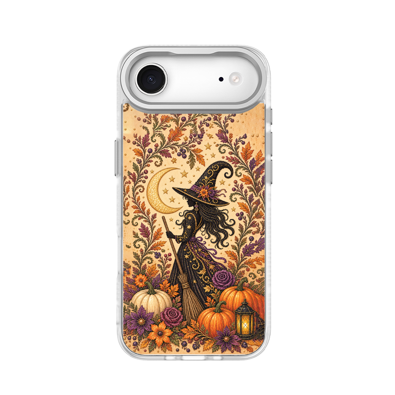 Vintage Autumn Witch White phone case for iPhone 17 Air