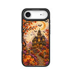 Vintage Halloween Haunted House Black phone case for iPhone 17 Air