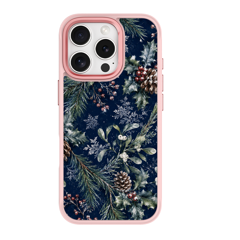 Winterwood Pink phone case for iPhone 16