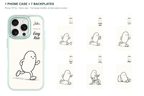 Running Days Personalized — 7 Backplates + 1 Phone Case — iPhone 16 Plus Green case with all 7 backplates