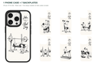 Training Days Personalized — 7 Backplates + 1 Phone Case — iPhone 15 Pro Max Black case with all 7 backplates