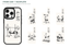 Training Days Personalized — 7 Backplates + 1 Phone Case — iPhone 15 Black case with all 7 backplates