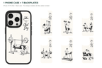 Training Days Personalized — 7 Backplates + 1 Phone Case — iPhone 16 Pro Max Black case with all 7 backplates