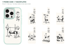 Training Days Personalized — 7 Backplates + 1 Phone Case — iPhone 16 Green case with all 7 backplates