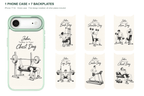 Training Days Personalized — 7 Backplates + 1 Phone Case — iPhone 17 Air Green case with all 7 backplates