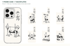 Training Days Personalized — 7 Backplates + 1 Phone Case — iPhone 15 White case with all 7 backplates
