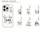Training Days Personalized — 7 Backplates + 1 Phone Case — iPhone 16 Pro Max White case with all 7 backplates