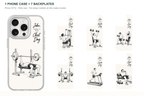 Training Days Personalized — 7 Backplates + 1 Phone Case — iPhone 16 Pro White case with all 7 backplates